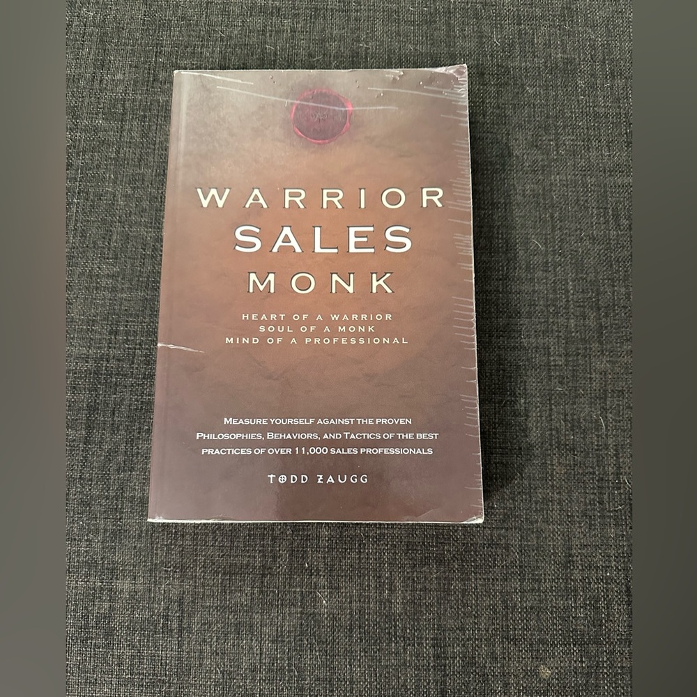 Book-Warrior Sales Monk by Todd Zaugg